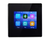 Faeymth High Fidelity Amplifier for Home Theater Mobile Bluetooth 5.0 Built-in Digital Touch Screen Amplifier Black