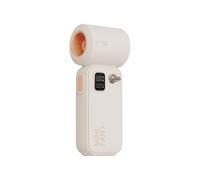 Faeymth High Speed Handheld Turbo Fan Adjustable Rechargeable Portable Fan for Daily Use Apricots