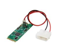 Faeymth M.2 B+M ASM3142 USB3.1 10Gbps Type C Industrial Control Expansion Card, M.2 ASM3142 USB3.1 Type C Expansion Card