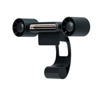 Faeymth Portable Fan with LED Lamp Double Turbine Four-Speed Silent Fan Natural Wind, Hanging Lights on the Screen is Not Dazzling. Light Tone Operation, Not Disturbing People. Black