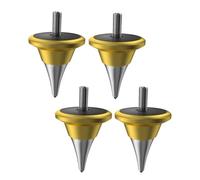 Faeymth Speaker Isolation Foot, Shock Absorber Cone Stand for AMP M6 Hi-Fi Audio Turntable Recorder Golden