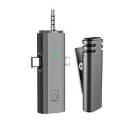 Faeymth Wireless Lapel Microphone Universal Microphone with Noise Reduction Ai Microphone Type C Jack 3.5mm Transmission on S17