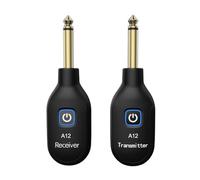 Faeymth Wireless Transmitter for Electric Guitar, Electric Torch, Bass Transceiver, Musical Instrument Accessories A12