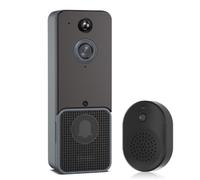 Faeymth Wireless WiFi Video Doorbell Camera PIR Detection Cloud Storage Outdoor Doorbell Intercom Smart Home (Without)