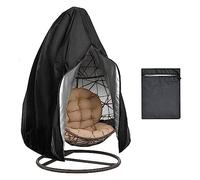 FAFAKO Hanging Chair Cover, Hanging Basket, Swing Chair, Cover, Hanging Chair, Outdoor, Waterproof, For Lounge Chair, Swing Chair Egg Chair Cover(Noir,231x200cm)