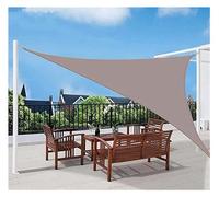FAFAKO Triangular Sun Sail, Water-repellent, Sun Protection Privacy Screen For Terrace, Garden, Balcony, Sun Sail Oxford Fabric Triangular 4x4x5.7 M Egg Chair Cover(Khaki,3x3x4.3m)