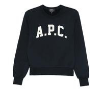 Fafalda Logo Print Sweatshirt - female - A.P.C. - Sweatshirts - Blue - S - Sweatshirts & Hoodies S