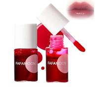 Fafamoon Long Lasting Lip Gloss - 4 Colors Fruit Juice Lip Tint Set,Mini Liquid Water Tint,Waterproof Lip Stain,Multi-Use Lip And Cheek Tint,Non-Sticky Moisturizing Lip Stain (2 * 03#Watermelon)