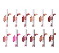 FAFAMOON Single Stick Non-Stick Cup Matte Mist Velvety Lip Gloss, Lip Glaze,Fafamoon Long Lasting Lip Gloss,Matte Lip Gloss Long Lasting Waterproof Non-Fading Lipstick (Mixed)