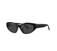 FAFBV Cateye Polarised Sunglasses Sporty Narrow UV380 | Polarised Lens,Anti Glare Cut,Slim Upswept Cut,Matte Frame,Grey Lens,Smoke Shade,Tea Frame,Sport Ready,Flatters Most Faces