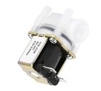 Fafeicy 1/4 Inch Normally Closed Plastic Solenoid Valve, DC 24V Water Inlet Control Valve for Pure Water Machine and Dispenser, 0.02-0.8MPa Pressure Range