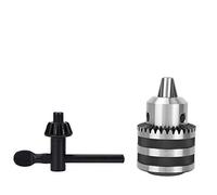 Fafeicy 1/8"-5/8" Keyed Drill Chuck, 3-16mm Capacity High Tapered Hole Stainless Steel Chuck with Key, for Electric Drill Bench Drill