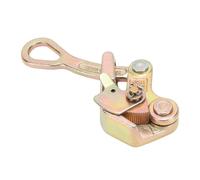 Fafeicy 1 Ton Carbon Steel Cable Puller Tool Wire Rope Gripper Jaw Portable Rope Jaw Puller with High Biting Power Non Slip for Steel Wire Steel Strand Wire Straightening