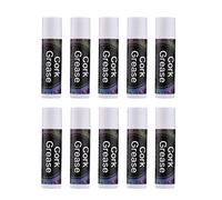 Fafeicy 10 Cork Grease Tubes, Saxophone Clarinet Flute Lubricant for Woodwind Instrument, Readily Fragrant White Vaselines, Easy to Use, Long-lasting, 10 PCS Cork Grease with Package for (Multicolor)