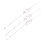 Fafeicy 10 Pcs 10A 250V Thermal Metal Shell, TF 72℃-250℃/161.6℉-482℉, Circuit Cut Off, Through-Hole Mount,