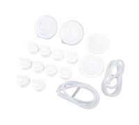 Fafeicy 10 Pcs Duckbill Valves, Backflow Protectors, Diaphragm Replacement for M5 Wearable Breastpump