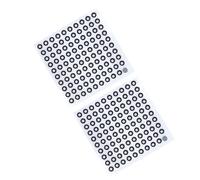 Fafeicy 1000 Reflective Locating Stickers, 3mm Inner 6mm Outer 3D Scanner Markers for Motion with Strong Adhesive, High Reflectivity, Portable Calibrating Tools