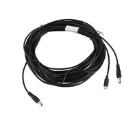 Fafeicy 10m DC Power Cable Male to Male 20V 5A Extension Cord, 5.5mm X 2.1mm Portable Rubber-Coated for Mini Laptop Monitor Speaker Travel Office