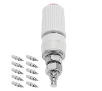 Fafeicy 10pcs Banana Binding Post Socket Copper Plated 1.0mm Thickness