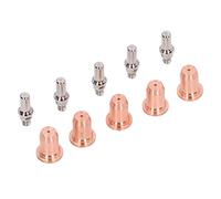 Fafeicy 10Pcs Copper Electrode Nozzle Cutter Consumables for PT-60 Cutting Torch Lightweight Durable Easy to Install