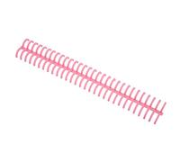 Fafeicy 10pcs Liaison Coil in Durable Spiral 130 Sheet of Leaf for The Library Class Bureau Class Kit Colored in Plastic Plastic (Pink)