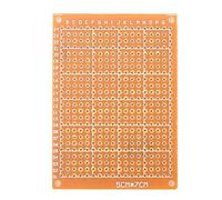 Fafeicy 10pcs PCB Breadboard 5x7cm Single-Sided Prototype Board Bakelite Universal Solderless PCB Assembly Kit for Electronics Projects