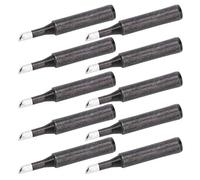 Fafeicy 10Pcs Soldering Iron Tips, Fast Heating Oxygen-Free Copper, High Melting Point for 900M 907 933 Soldering Iron Handles
