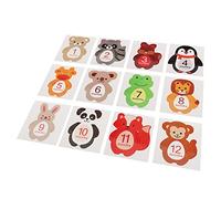 Fafeicy 12pcs Baby Monthly Stickers Decals Labels for 1-12 Month Milestone Photo Props Peel and Stick Cute Cartoon Design Easy to Share Memories