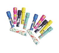 Fafeicy 12PCS Portable Colorful Retro Classic Kaleidoscope Toy Kids Educational Rotatable for Children Adorable Cartoon Animals Random Color 5.7x1.2x1in