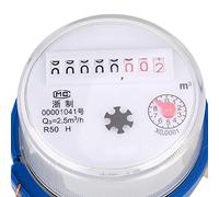 Fafeicy 15Mm 1/2 Garden Home Plastic, Inline Water Ccf Meters Water Meter For Garden Hose Cold Single Dry Table Measuring Tools