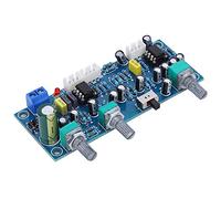 Fafeicy 2.1 Channel Subwoofer Preamp Board Pre-Amp Low Pass Filter Amplifier Circuit Board with Bass Frequency Regulator Phase Switch for Audio System DC 12-30V AC 9-20V Input