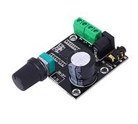 Fafeicy 2-Channel Amplifier Module, High Power Digital Potentiometer Board PAM8610 12V with Overcurrent Overheat Protection Circuits for Project Use,
