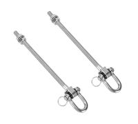 Fafeicy 2 Pcs Industrial Swing Hangers 304 Stainless Steel Swing Hooks 1500LB Capacity with Smooth Rotation for Yoga Hammock Chair Porch