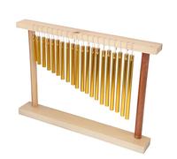 Fafeicy 20 Tone Wooden Wind Chime Chime Bars, Table Single Row with Wind Hammer Percussion Instrument Music Toy