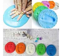 Fafeicy 20g Soft Clay Baby Handprint Footprint DIY Toy, Air Dry Clay, Growth Record, Easy to Use Hand Foot Inkpad, Multicolor Foam Supplies for Children (Fafeicy30za6m5fo2-10275701)
