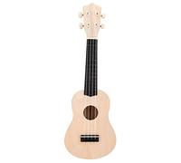 Fafeicy 21 Inch Diy Kit Set Diy Build Your Own Ukulele Kit, Body Neck Bridge Fretboard Basswood Crafts Great Gifts for Kids - Make Your Own Ukulele