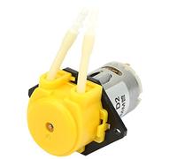 Fafeicy 24V Peristaltic Pump, Dosing Pump Liquid Pump with -On Design for Laboratory Analytic Biochemical Pharma (Yellow)