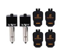 Fafeicy 2PCS 0.2mm Hardened Steel Hotend for Lab H2D H2S H2C, High Speed Printing with Leakproof Design, Up to 650C for PEEK PEI, Ideal for High Detail