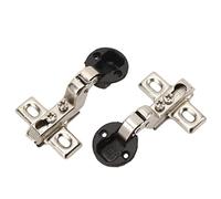 Fafeicy 2pcs 26mm Hole Soft Close Hinges Soft Closing Cabinet Hinge For Cabinet Glass Door (Insert)