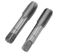 Fafeicy 2Pcs HSS Machine Tap Straight Flute Tap M16x2.0, High Speed Steel Metric Thread Tapping Tool with System: Metric, Thread Quantity: 4, for Suitable for Thick Steel, Rubber, (M20*2.5)
