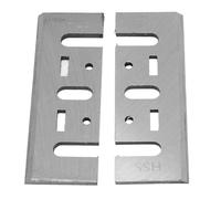 Fafeicy 2Pcs HSS Planer Blades High Speed Steel Replacement Blades for Handheld Planers with 82mm Size Fits DW26676 DW6655 KP0810 XPK01 N1900B