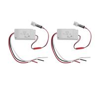 Fafeicy 2PCS Light Control Sensor Switch 10A Dusk to Dawn Photoelectric Switch with Probe for LED Fluorescent Street Lamp Garden Light (DC12V)