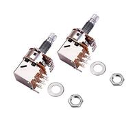 Fafeicy 2PCS Push Pull Potentiometer for Electric Guitar and Bass Volume Tone Control Switch Pots Guitar Electronics Parts