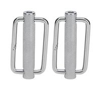 Fafeicy 2Pcs Slide Buckle, 316 Stainless Steel, Adjustable Roller Buckles, 50mm for Belts and Straps (50mm)