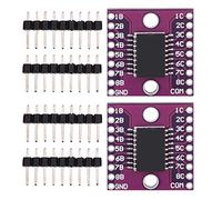 Fafeicy 2Pcs ULN2803A Module, Darlington Tube High Current Driver Breakout Board, DC30V 500mA Electric Component Kit
