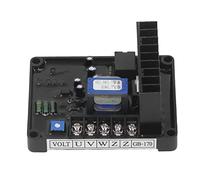 Fafeicy 3 Phase Automatic Voltage Regulator 380V AVR Module Carbon Brush Generator Regulator Board with Flame Retardant ABS Material for Harmonic Excitation System