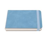 Fafeicy 30 Sheet Watercolor Sketchbook 300GSM Portable Pocket Watercolor Paper Travel Diary Book 14 X 9cm for Outdoor Sketching (Blue)