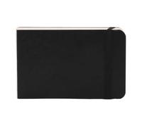 Fafeicy 30 Sheet Watercolor Sketchbook 300GSM Portable Pocket Watercolor Paper Travel Diary Book 14 X 9cm for Outdoor Sketching (Black)