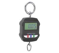 Fafeicy 300kg Crane Scale, Portable Electronic Hanging Scale with LCD Display Memory Function, for Industrial Home Fishing Luggage Parcel (Black)