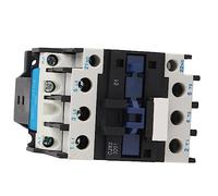 Fafeicy 32A AC Contactor Normally Open Silver Alloy Contacts 50HZ Coil with Flame Retardant Shell for Motor Power Supply Controls (AC380V)